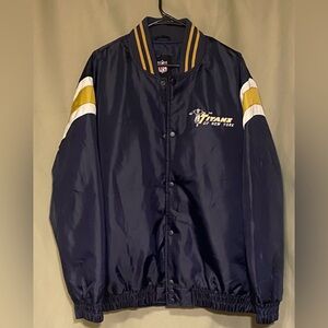 Vintage New York Jets Titans of New York NFL G-III Bomber/Varsity Jacket Men 2XL